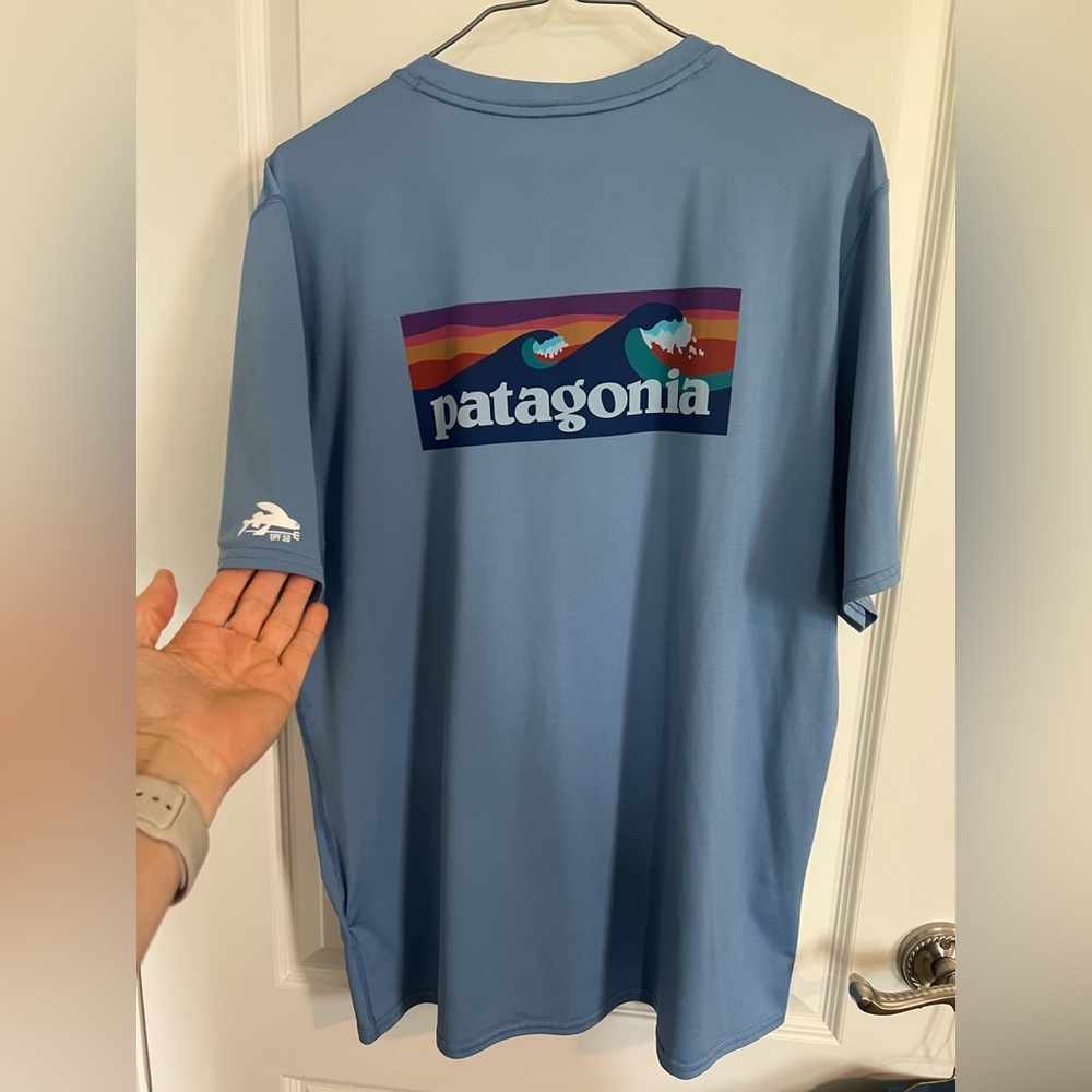 Men’s Patagonia athletic shirt with50 SPF